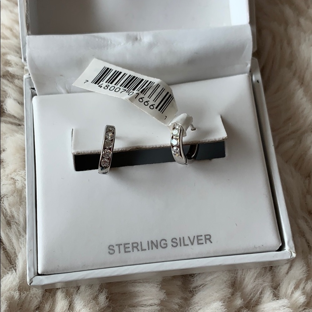 Anne Klein mini hoop earrings